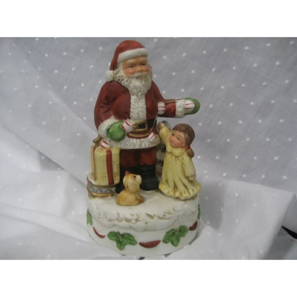 Homco Musical Santa Santa Claus comin’ to town